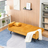Minimalist style, straight-line corduroy sofa suitable for sitting and lying in the living room and W1658P251973