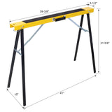Saw Horses 2 Pack, Folding Portable Work Horse with Fast Open Legs, Convenient Handle, Heavy Duty 74052394