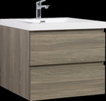 ZUN 30" Floating Bathroom Vanity with Sink, Modern Wall-Mounted Bathroom Storage Vanity Cabinet with W1573P152697