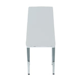 Modern simple light luxury dining Light grey Family bedroom stool back PU electroplated W210P196489