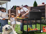3-Burner Flat Top Gas Griddle Cooking Station with Ceramic Coated Cast Iron Pan, 30,000 BTU Propane 18516348