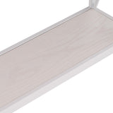 Triamine Board Cross Iron Frame Porch Table Sofa Side Table Reddish Oak 93377749