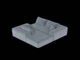 Modular Corduroy Sectional Sofa with Chaise Lounge, All-Foam Deep Seat Couch, Soft Wide-Wale 36871977