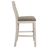 Nutmeg and Rustic Cream Counter Height Chair B062P153683
