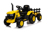 ZUN Ride on Tractor, 12 V Battery Powered Electric Vehicle Toy w/Remote Control,music, LED Lights, W1760P155330