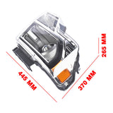 Right Side HID/Xenon Chrome Projector Headlight Replacement for 2013-2014 Ford F-150 DL3Z13008AB 22627271
