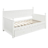 Twin Size Wood Daybed with Twin Size Trundle WF295566AAK