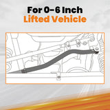 0-6" Lift Front Adjustable Track Bar Panhard for Jeep Wrangler JK 2007-2018 97250024 06323331