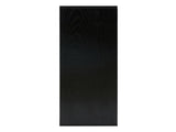 Modern Contrast Console Table with Layered Wood Frame and Black Top W3123P369227
