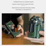 Genuine Leather Handmade Camera Handle Case Bag Cover for the om-3 camera 15053644