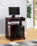 Utility Cart Microwave Cart Kitchen Cart Computer Cart one gliding shelf two shelves rounded corners B107P269958