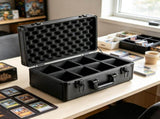 Graded Card Storage Box , Graded Sports Cards Holder Carrying Case with Key Lock Foam 58479242