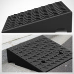 ZUN 2pcs Car Ramps,Non-Slip Portable Ramps for Wheelchairs,Rise Channel Doorway Ramp Threshold Ramps for 85475968