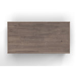 ZUN 48 inch Hampton Coffee Table, No Assembly Required, Jasmine Whitewash and Barnwood Finish B108131544