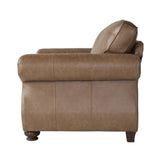 Leinster Fabric Armchair with Antique Bronze Nailheads in Jetson Ginger T2574P196587