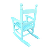 ZUN Children's rocking light Light Blue chair- Indoor or Outdoor -Suitable for kids-Durable 91426325