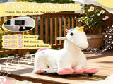 6V Electric Kids Ride On Unicorn Battery Powered Animal Toy with Music, Foot Pedal & Forward 78386139