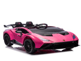 Lamborghini Huracan Sto 24V Kids Electric Ride-On Drift Car Speeds 1.86-5.59 MPH, Ages 3-8, Foam W1578P210770