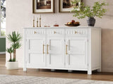 Cabinet with storage, for living and dining room entrance, large size, 3 doors and 3 drawers,white N780P295774K