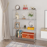 4-Layer Chrome Plated Iron Shelf 120*90*35 Silver 00410035