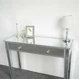 Mirrored Makeup Table Desk Vanity for Women with 2 Drawers 52698574