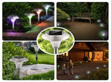 4 PCS Solar Powered Color Changing Path Lights, IP44 Waterproof Auto DusktoDawn LED Lights for 33933698