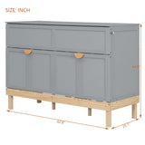 Queen Size Murphy Bed, Gray N708P243886E