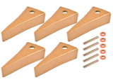 1U3202 Excavator Bucket Teeth with Pins 8E6208 Retainers 8E6209 5 Sets Fit for J200 Series 15152705