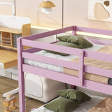 Solid Wooden , Solid Rubber Wooden Twin over Twin Loft Bed with Ladder ,Upper and Bottom Bed W504P208048