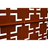 Outdoor & Indoor Privacy Metal Privacy 76" H48" W, Freestanding Decorative Privacy W465P193209