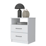 Oklahoma Nightstand,Two Drawers, One Shelf B128P148771