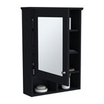 ZUN Vina Medicine Cabinet with Mirror Door 29" High Cabinet Organizer with Three concealed Shelves and B070P234359