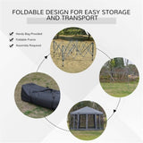 ZUN Pop Up Canopy Party Tent -AS （Prohibited by WalMart） 37688646