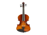 New 1/8 Acoustic Violin Case Bow Rosin Natural 42430893