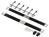 Nerf Bars Running Boards fit for Ford F-150 Super Crew Cab 2015-2025 Chrome Black 47332345