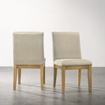 ZUN Rocco Contemporary Solid Wood Dining Chairs, Set of 2 T2574P205967