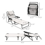 ZUN Folding Lounge Chairs / beach chair （Prohibited by WalMart） 78165317