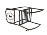 Flat Tube Single Rocking Chair Bronze Color 75081666