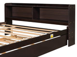 Full Bed with Trundle,Bookcase,Espresso W50446125