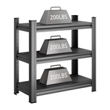 3 Tier Metal Shelves, Adjustable Height Storage Shelving Units for Home, Garage, Laundry, Den, 78714542
