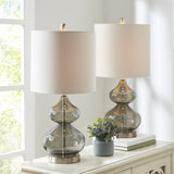 Ellipse Curved Glass Table Lamp, Set of 2 B03594972