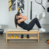 ZUN Wooden Adjustable Weight Bench 71536717