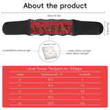 Red Light Massage Belt ,Protective Breathable Belt, Warm , Wearable Device, Tight Waist, Gift For 14017009