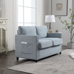 ZUN UNITED Modern chenille Fabric Loveseat, 2-Seat Upholstered Loveseat Sofa Modern Couch W1568P160579