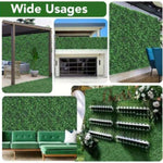 ZUN 12 Pieces of Grass Wall Panels, Grass Back Panel, Garden Fence, Backyard 26711070