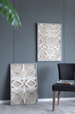 S/2 Leaf Shadow Box Wall Dcor, 23.5x1x35.5" W2078P205298