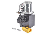6 Quart Hydraulic Pump Double Acting Dump Trailer Power Unit 12V DC 3200 PSI 2.0 GPM Flow Rate 23802077