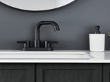 Bathroom Faucet 2 Handle 4 Inch Centerset Bathroom Sink Faucets 3 Hole with Pop Up Drain and Water 52335256