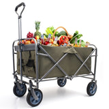 Outdoor Garden Multipurpose Micro Collapsible Beach Trolley Cart Camping Folding Wagon W321P206550