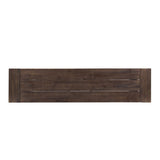 Outdoor Carlisle Benches, Sandblasted Dark Brown White 54562.00SBRN